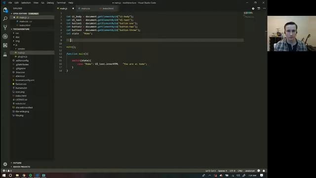 Make a text adventure game in js смотреть онлайн