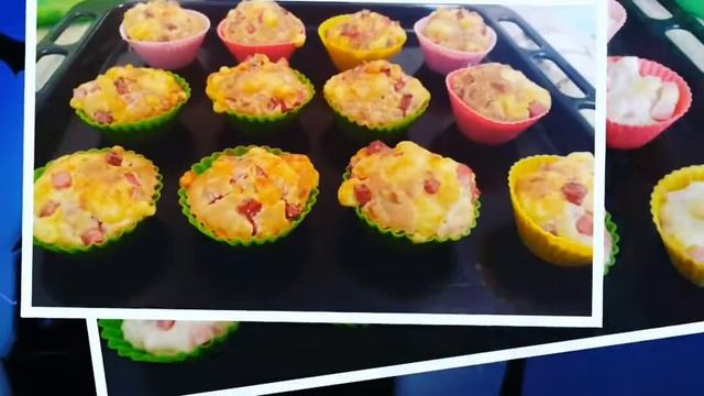 Мафины с сыром и колбасой #вкусно#сыр#колбасы#мафины#ужин# смотреть онлайн