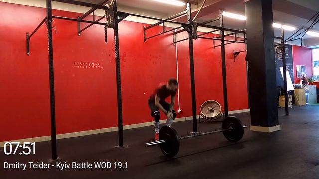KyivBattle 2019 - Dmitry Teider n13 (Amatory) WOD 19.1 - 187reps смотреть онлайн