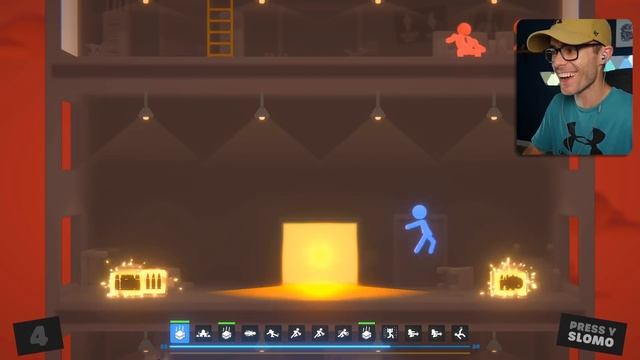 The MAX Upgraded STICK MAN Has Insane FARTING Powers - Stick It To The Stickman смотреть онлайн