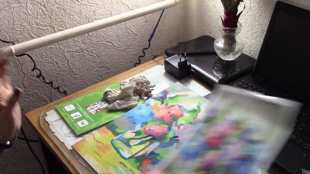 Пастельний Живопис за контурами. Гортензії. Відео#2 смотреть онлайн