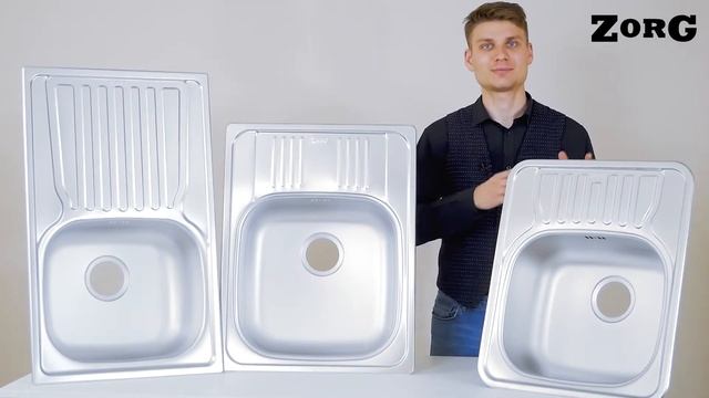 Кухонные мойки ZorG ZCL из нержавеющей стали смотреть онлайн