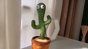 Кактус танцующий поющий говорящий игрушка