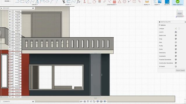 Nhà Biệt thự ( villa home ) Design software Fusion 360 смотреть онлайн
