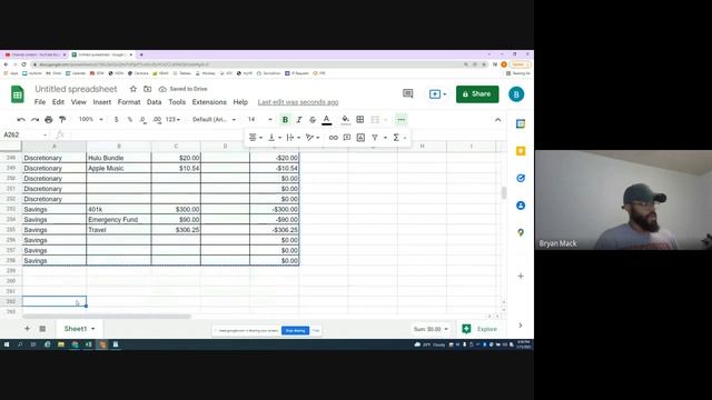 HOW TO CREATE MY OWN BUDGET | FOR GOOGLE SHEETS & MS EXCEL смотреть онлайн