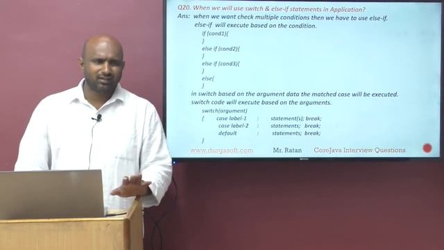 Core Java Interview | Q20. When we will use switch & else-if statements in Application? | by Ratan смотреть онлайн