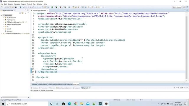 Explanation of Maven and pom.xml | Maven pom.xml file | Maven pom.xml file configuration | Hindi смотреть онлайн