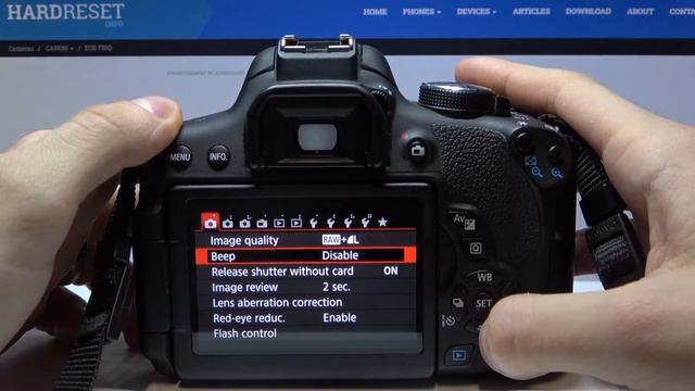 How to Enable Red Eyes Reduction on Canon DSLR - How to Turn On Red Eyes Correction on Canon 750D смотреть онлайн