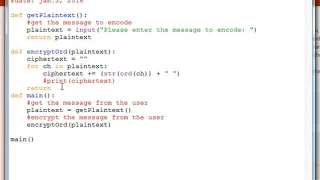 Python Ord Cipher смотреть онлайн