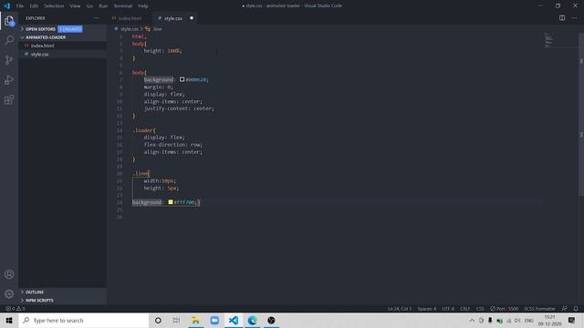 Animated CSS Loader 2021 | HTML & CSS Tutorial for Beginners смотреть онлайн