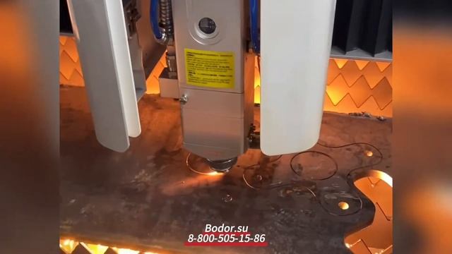 Резка на лазерном станке Bodor А3 c источником IPG 3Квт сталь 12мм смотреть онлайн