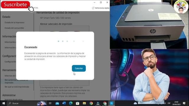 Como realizar alineación de cabezales en impresoras Hp 410,415 y Smart Tank 515, 580, 720, 750, 510 смотреть онлайн