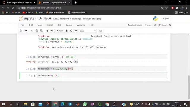 Sequence Data Part 4 | Day 8 | Concatenation and Multiplication In Python смотреть онлайн