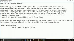 Resident Evil 7- RE7.exe Has Stopped Working [FIXED] [Working]