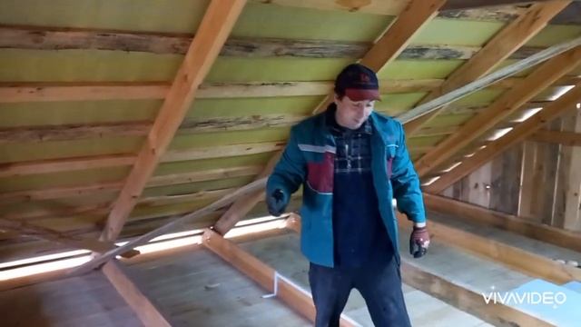 Утепление холодного потолка минватой смотреть онлайн