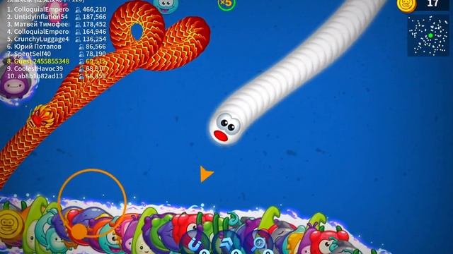 ?I got 191105 points in Worms.Zone - best snake ever#061 смотреть онлайн