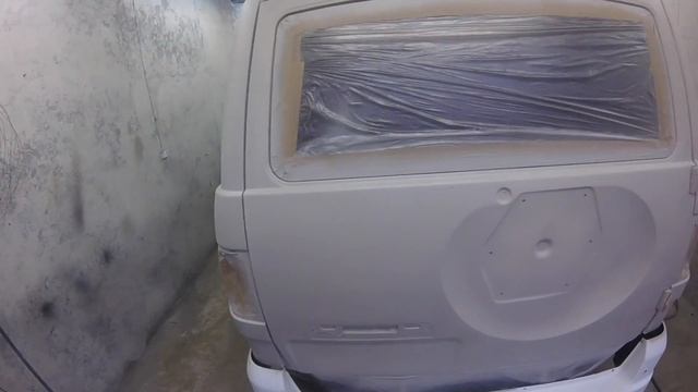 Покраска НОВОГО УАЗ Патриот 2017 в защитное покрытие Raptor белого цвета смотреть онлайн