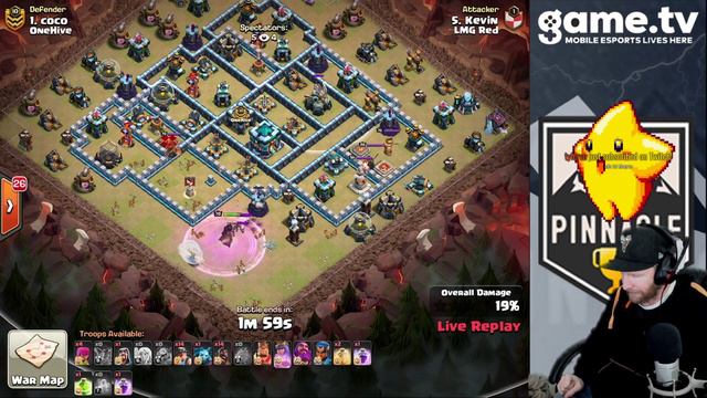 *FREE GOLD PASSES* Clash of Clans eSports | Pinnacle Cup | OneHive vs LMG смотреть онлайн