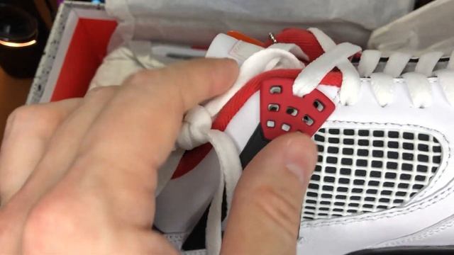 Jordan 4 Fire Red 2020 Распаковка Обзор