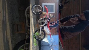 Холодный пуск Honda CRF450R