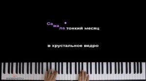 Потолок ледяной (Зима) | Эдуард Хиль ● караоке | PIANO_KARAOKE ● ᴴᴰ + НОТЫ & MIDI