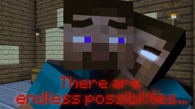 THE VOICE OF HEROBRINE (Torment) - Minecraft Animation смотреть онлайн