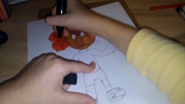 Рисование двоих персонажей в одного! Пико (Friday night funkin) и Роза (Brawl Stars) смотреть онлайн