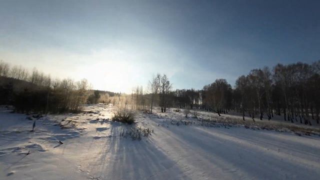 Полёты на FPV дроне на зимней рыбалке смотреть онлайн