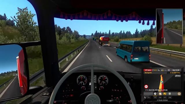 ETS2 - Scania RJL - R730 - V8 - Driving From Tallinn to Upsalla #8 смотреть онлайн