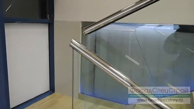 Стеклянные перила для лестниц смотреть онлайн