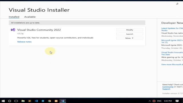 How to Install Microsoft Visual Studio 2022 on Windows 10/11 (64 bit) [ 2024 Update ] Complete guid смотреть онлайн