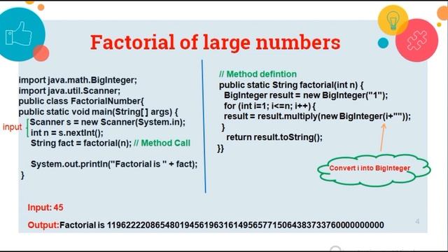 Finding Factorial of Large Numbers in Java? - Tamil смотреть онлайн