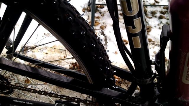 DIY Bicycle Ice Tires - Ice Shredder Tires - смотреть онлайн