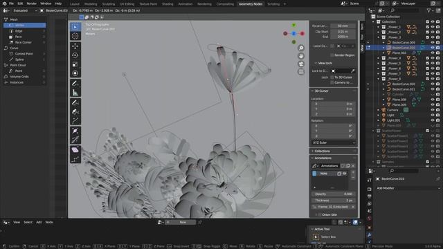 AI to 3D Art | Midjourney + Blender Geometry Nodes Workflow смотреть онлайн