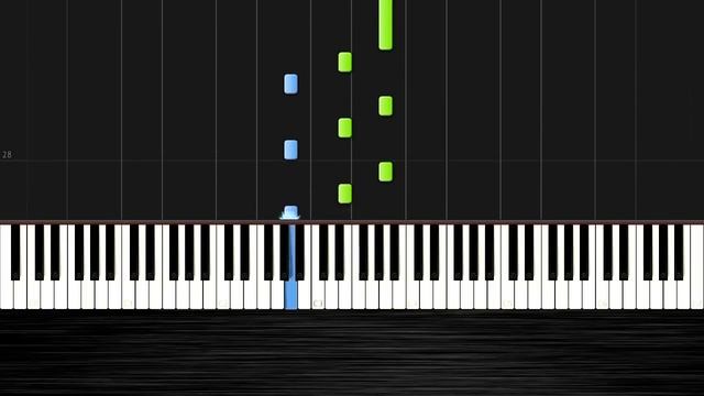 Ludovico Einaudi - Una Mattina (Intouchables) - Piano Tutorial By PlutaX - Synthesia