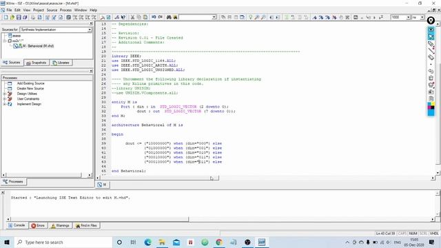 VHDL Code For 3 To 8 Decoder смотреть онлайн