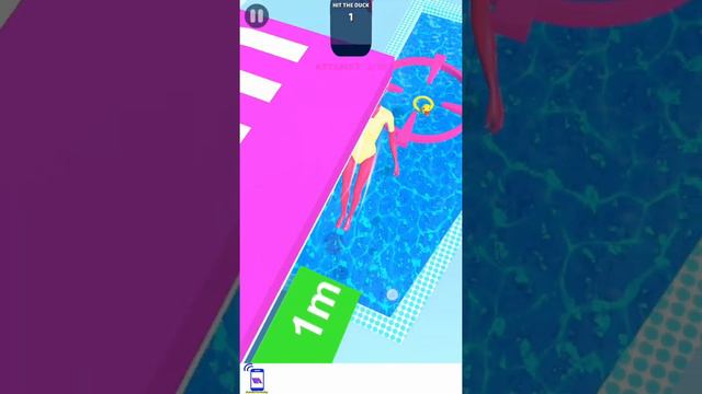 Purple Diver levels Gameplay | Flips and Hit the Duck | Voodoo Games смотреть онлайн