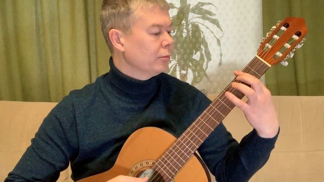 Гитара Cremona 4855 кедр массив размер 3/4 - Менуэт G-dur. ( И.С. Бах ) - Менуэт G-dur. ( И.С. Бах