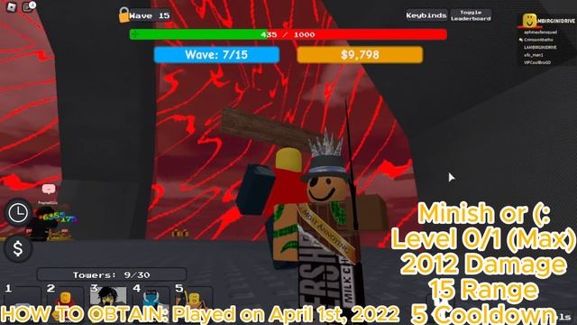 Minish Tower Review (Brick Defense) On Roblox смотреть онлайн