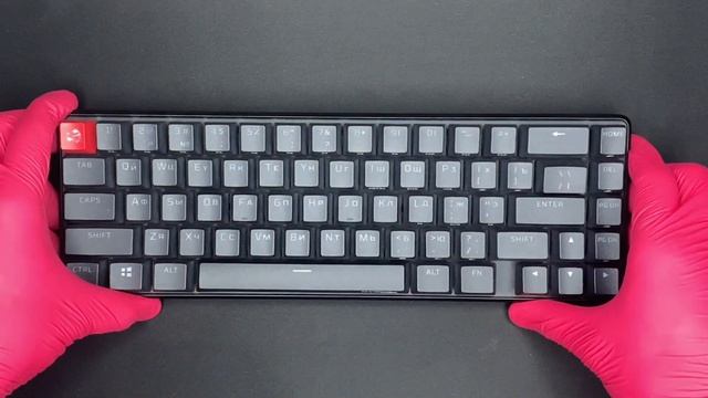 Клавиатура hyperX alloy origins 65 смотреть онлайн