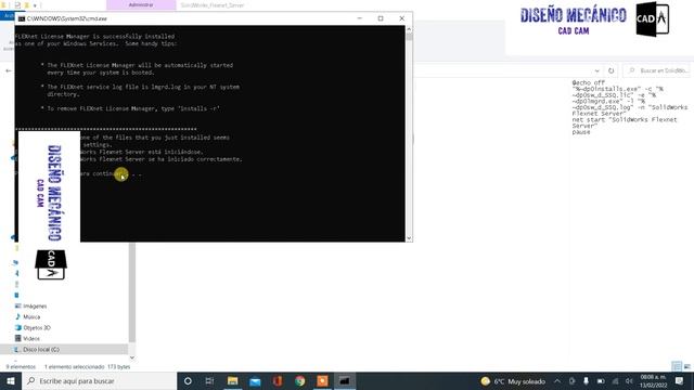 SOLUCIÓN ERROR No se puede conectar al servidor de licencia -15,10,10061 Licencia SOLIDWORKS 2022 смотреть онлайн