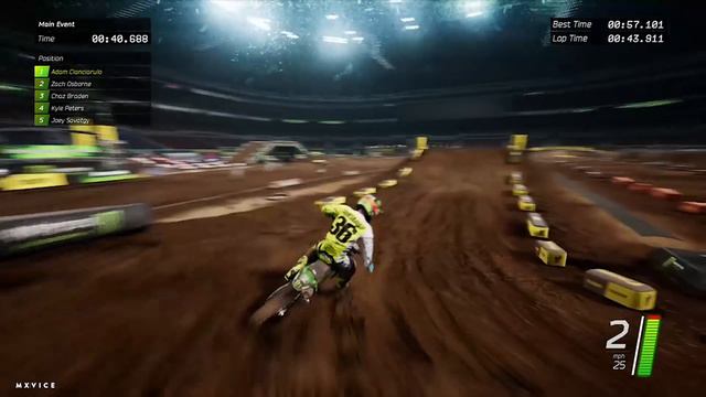 Monster Energy Supercross | St. Louis Gameplay смотреть онлайн