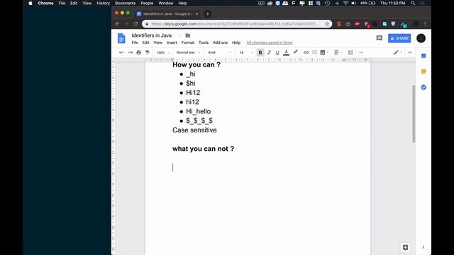 Java Tutorial For Beginners 8 - identifier in java Step by Step understand смотреть онлайн