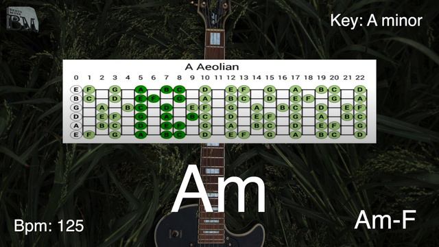 Ethereal Rock backing track jam in A minor смотреть онлайн