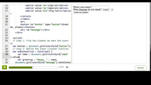 Processing forms with events (Video Version) смотреть онлайн