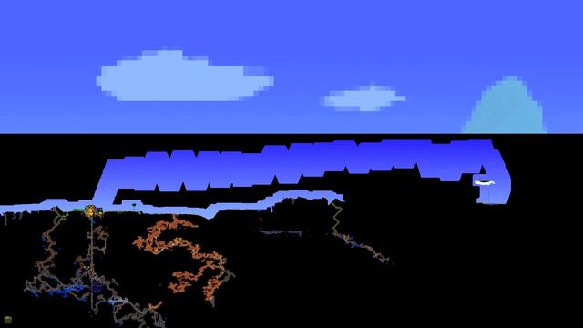 Прохождение Terraria 1.3 Expert mode | Копаемся в пещерах | #14 смотреть онлайн