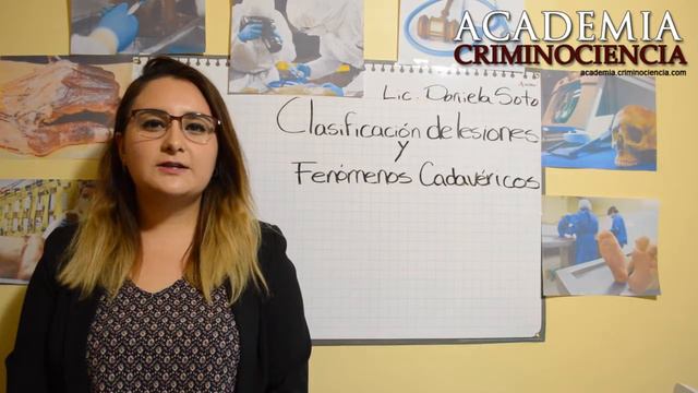 Clasificación de Lesiones y Fenómenos Cadavéricos - Profesora Alexis Daniela Soto Frese смотреть онлайн