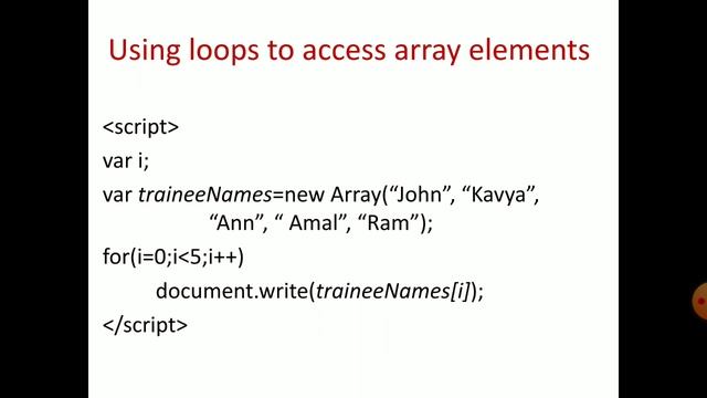 Arrays in java script смотреть онлайн