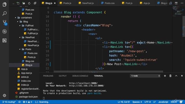 183 Styling the Active Route смотреть онлайн