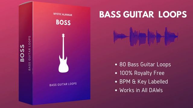 Bass Guitar Loops | Bass Sample Pack | Groovy Bass Lines | Royalty Free смотреть онлайн